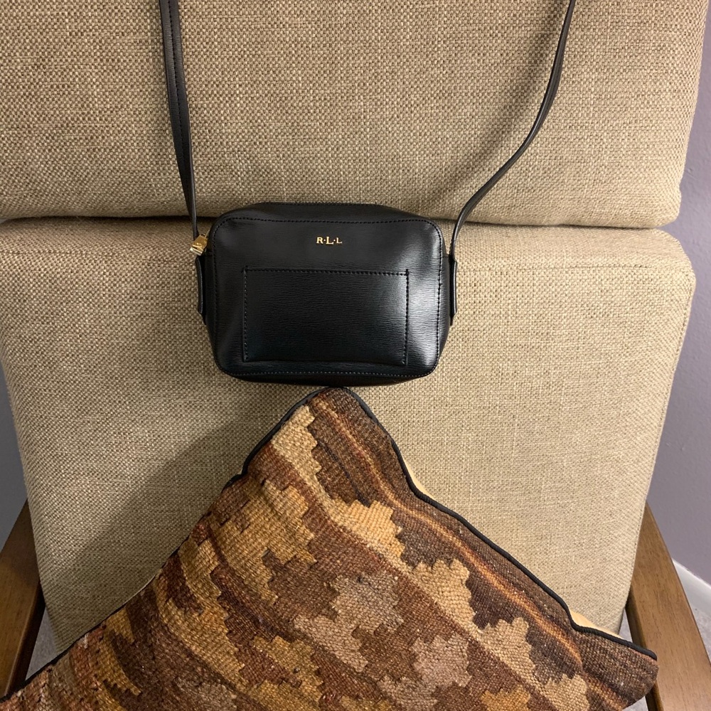 Ralph Lauren black leather bag